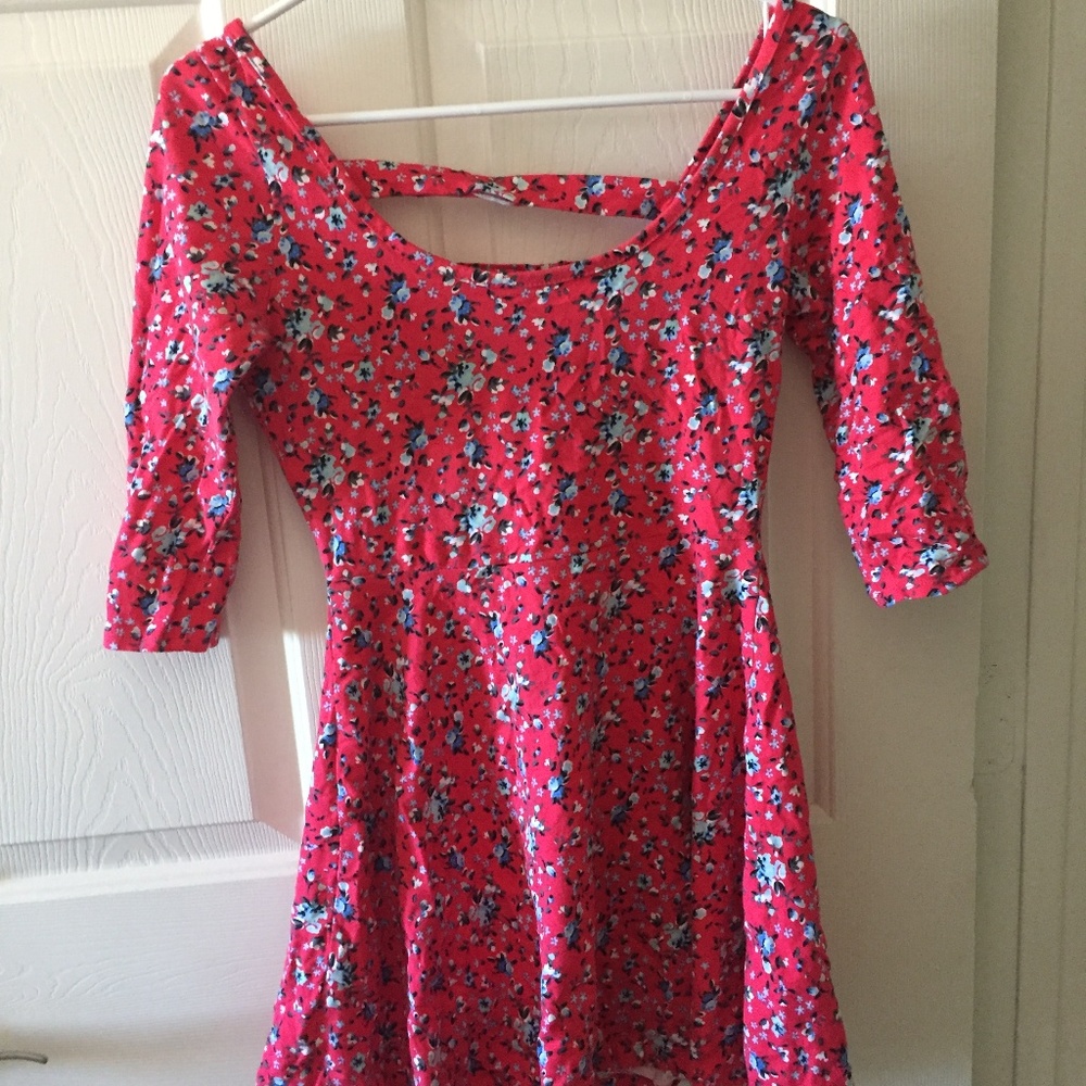 Charlotte Russe Floral Dress Pink L